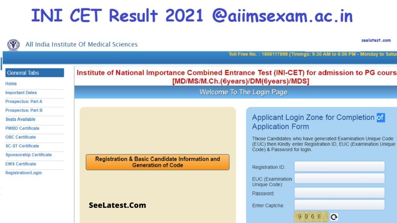 Ini Cet Result Expected Today Aiimsexam Ac In Know Cut Off Seat