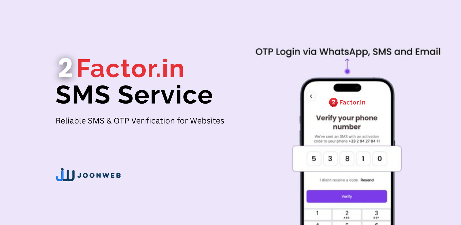2Factor.in - SMS Service (OTP,MSG)