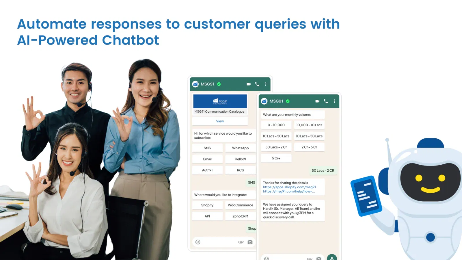 MSG91 - Global WhatsApp Automations