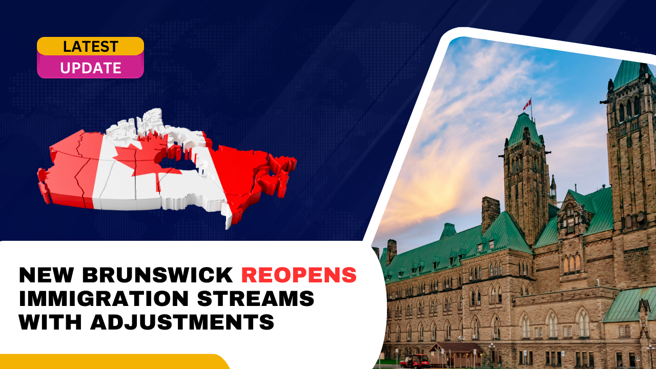 New Brunswick Reopens Immigration Streams with Adjustments