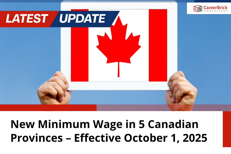 New Minimum Wage in 5 Canadian Provinces – Effective October 1, 2025