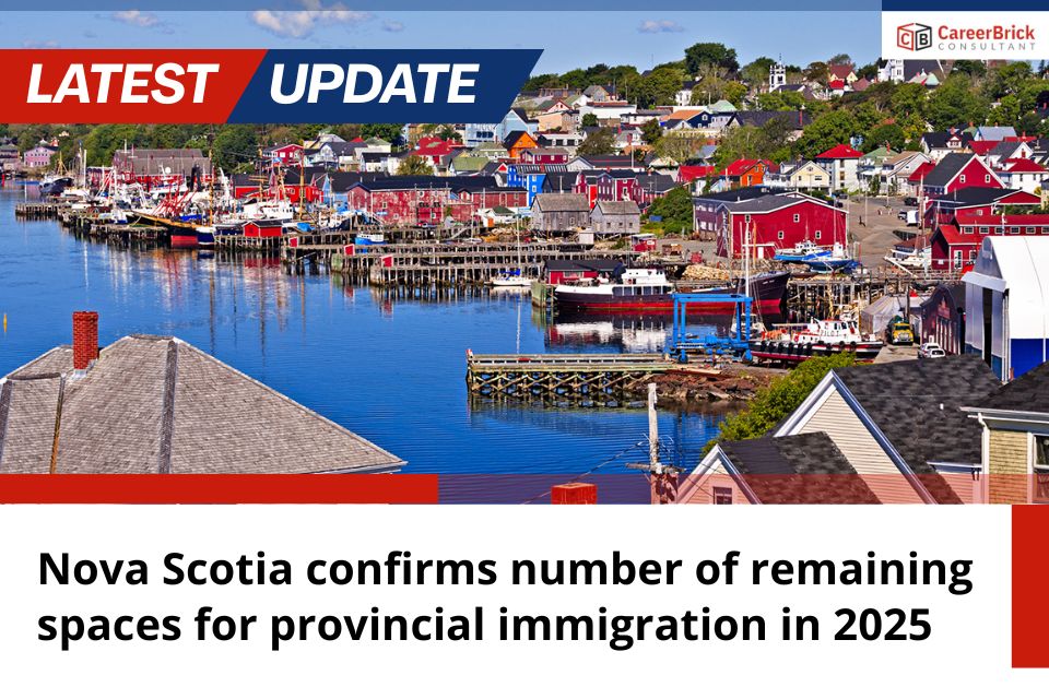 Nova Scotia confirms remaining immigration spaces for 2025