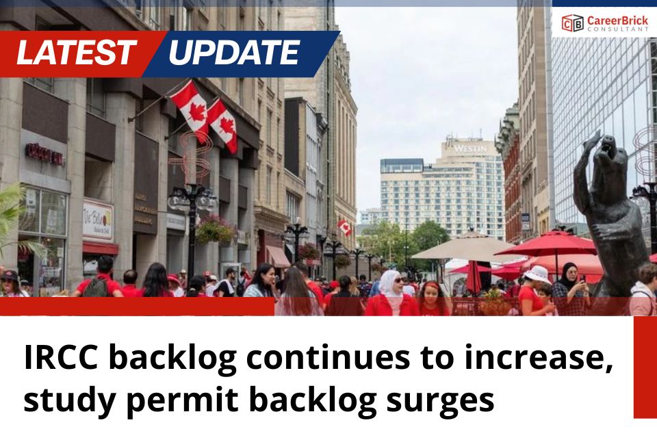 IRCC backlog continues to increase, study permit backlog surges