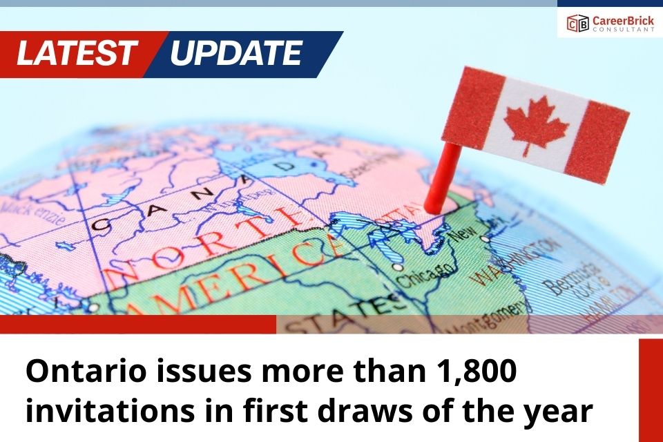 Ontario issues more than 1,800 invitations in first draws of the year