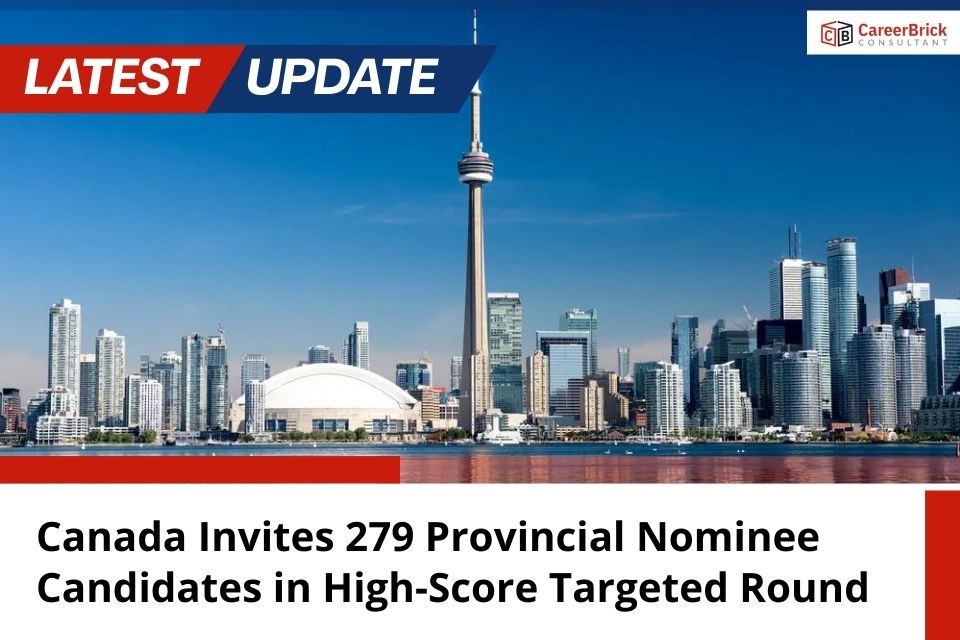 Canada Invites 279 Provincial Nominee Candidates in High-Score Targeted Round