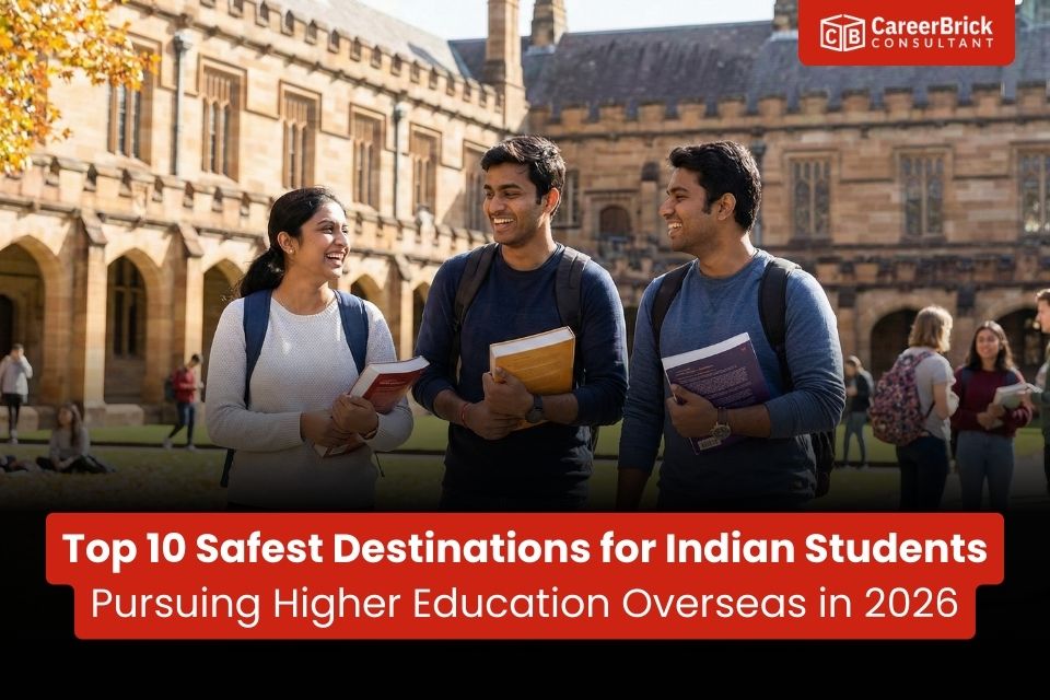 Top 10 Safest Destinations for Indian Students Pursuing Higher Education Overseas in 2026