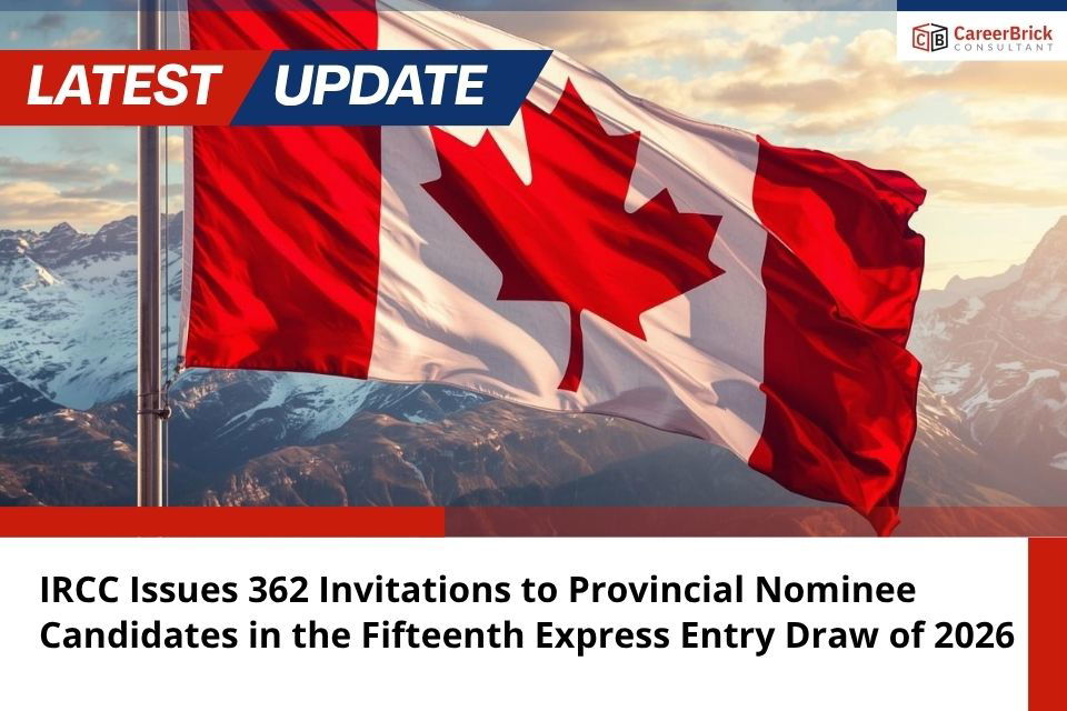 IRCC Issues 362 Invitations to Provincial Nominee Candidates in the Fifteenth Express Entry Draw of 2026