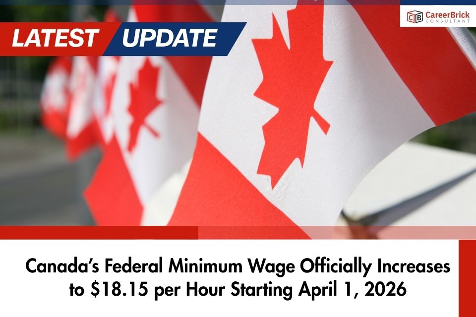 Canada’s Federal Minimum Wage Officially Increases to $18.15 per Hour Starting April 1, 2026