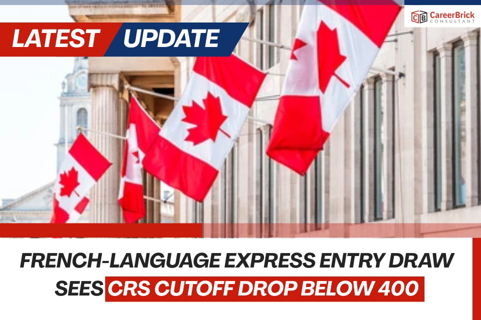 French-Language Express Entry Draw Sees CRS Cutoff Drop Below 400