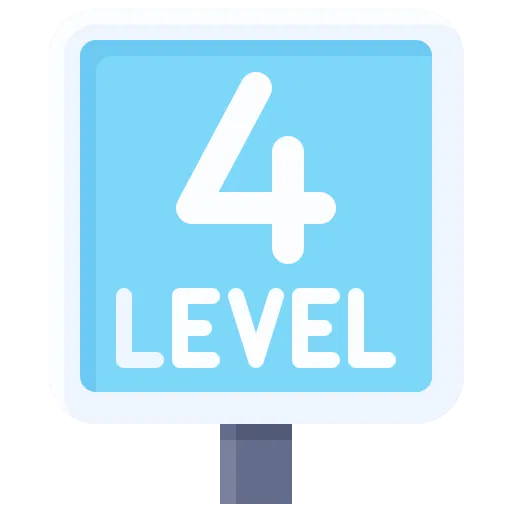Level 4 is 2 hours 30 minutes.