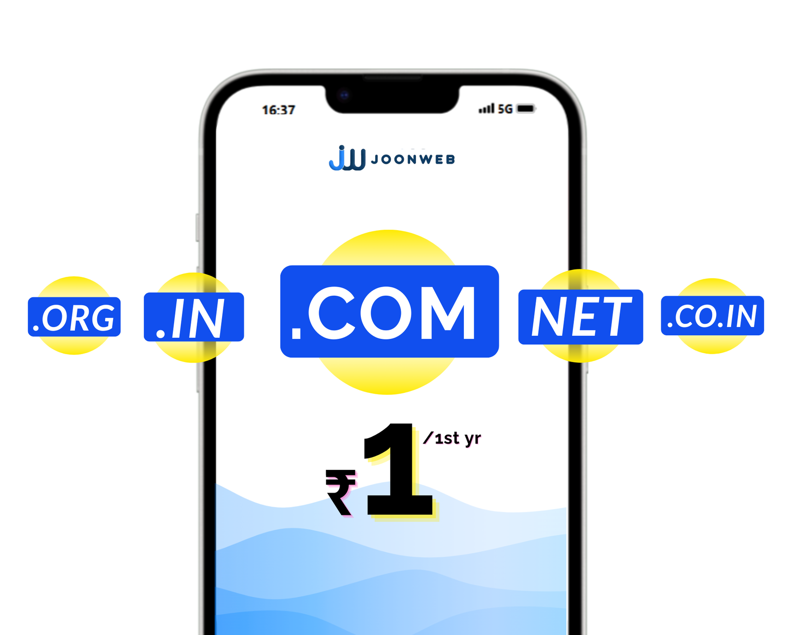 Buy a Domain for Just ₹1