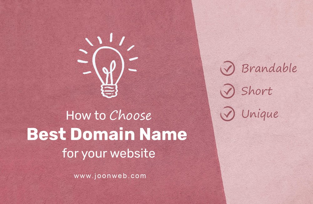 10 Easy Steps To Choose The Best Website Domain Name Image