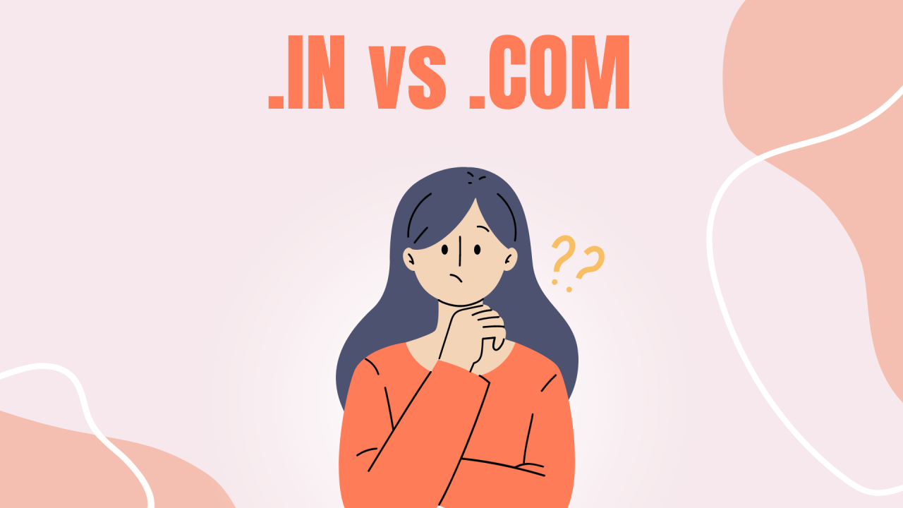 .com vs .in: Choosing the Right Domain Extension for Your Online Presence Image