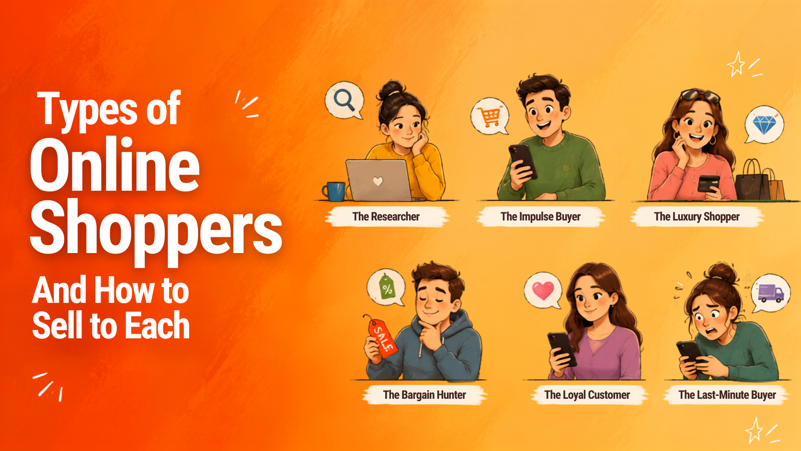 7 Types of Online Shoppers And How to Sell to Each One of Them
