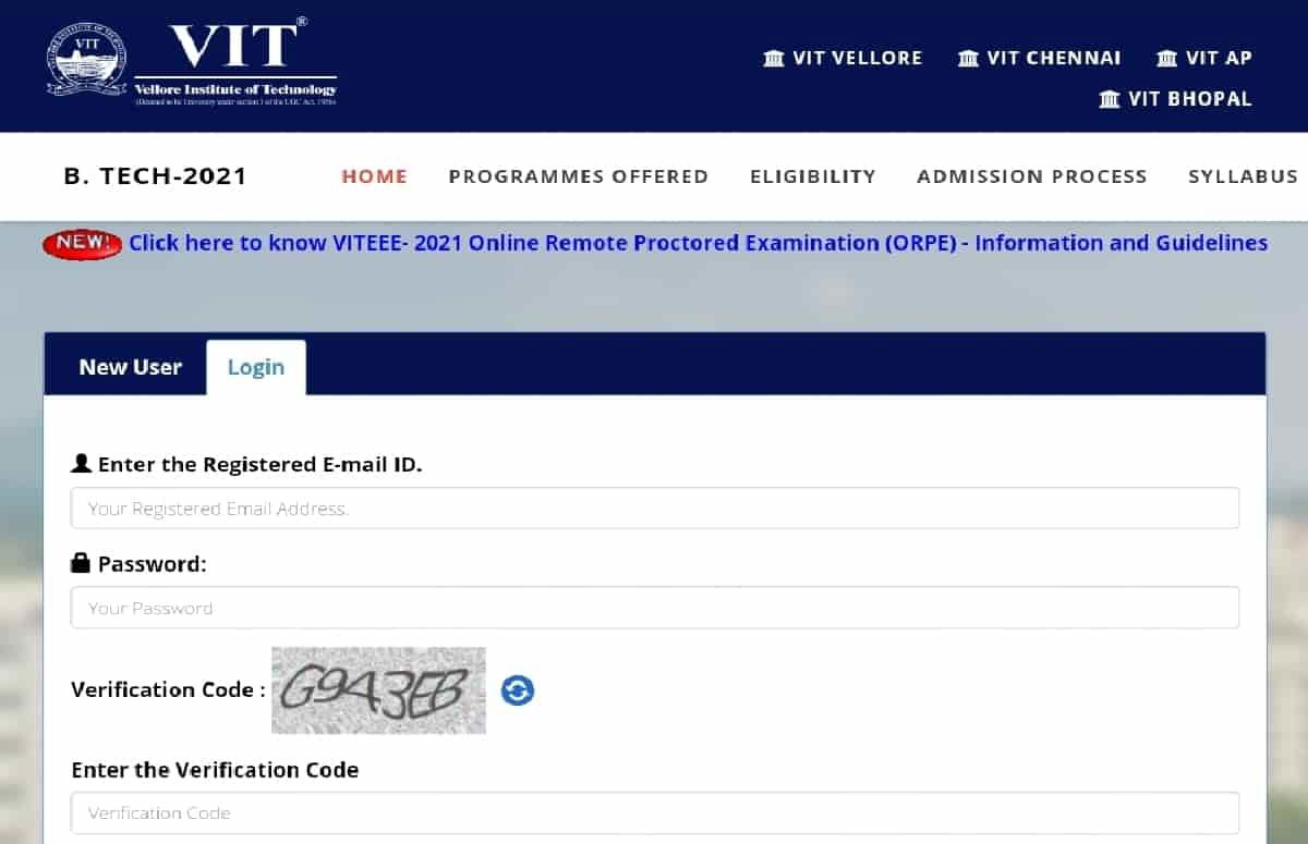 VITEEE 2021 Admit Card: Online Remote-Protected Exam From ...