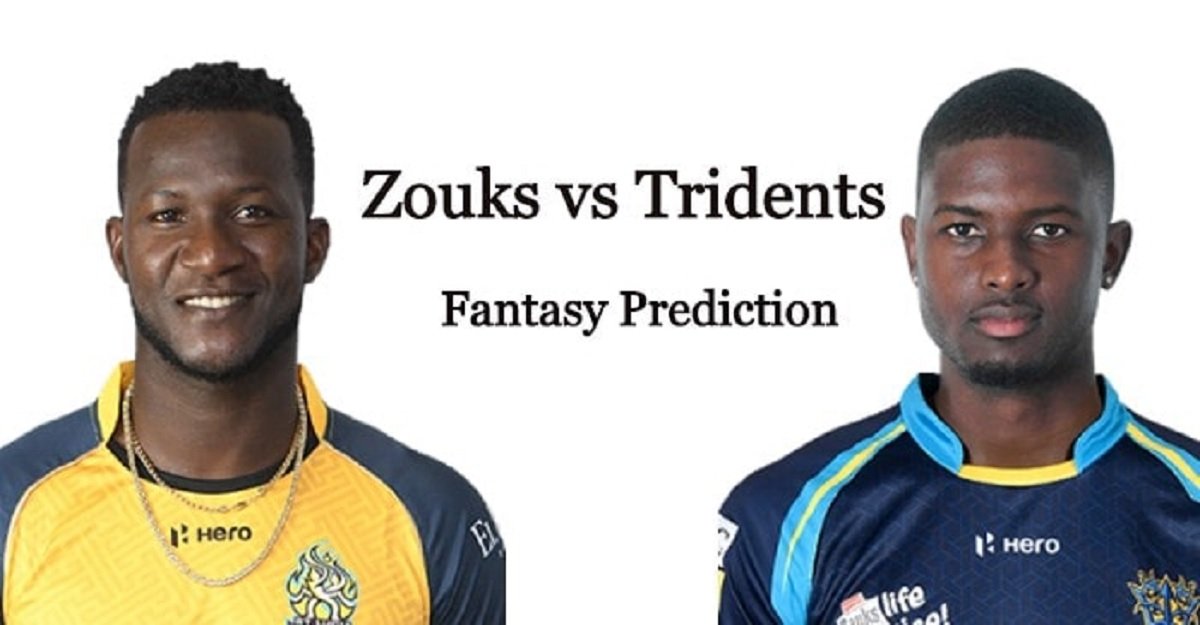 CPL T20 Barbados Tridents vs St Lucia Zouks, Match 19:  Dream11 Prediction, Playing XI Updates!  