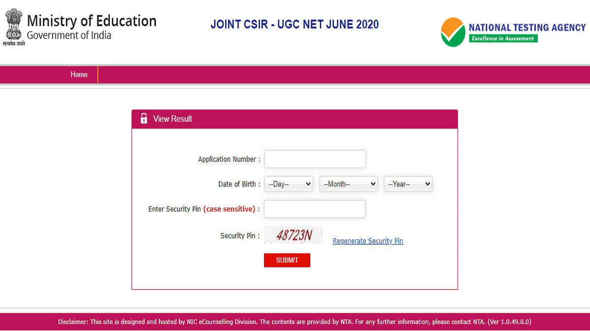 CSIR UGC NET 2020 Result Announced, Here is direct link to check score