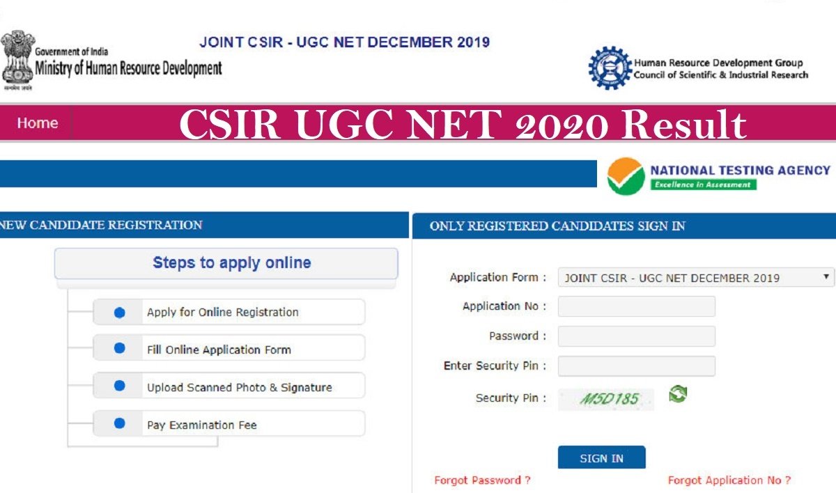 CSIR UGC NET Result 2020 (Declared) Score Card, LS CS ES MS Cut off