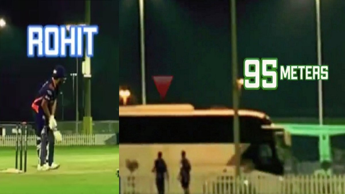 Dream11 IPL 2020: Rohit Sharma hits six out of the park, ball lands on the moving bus rooftop