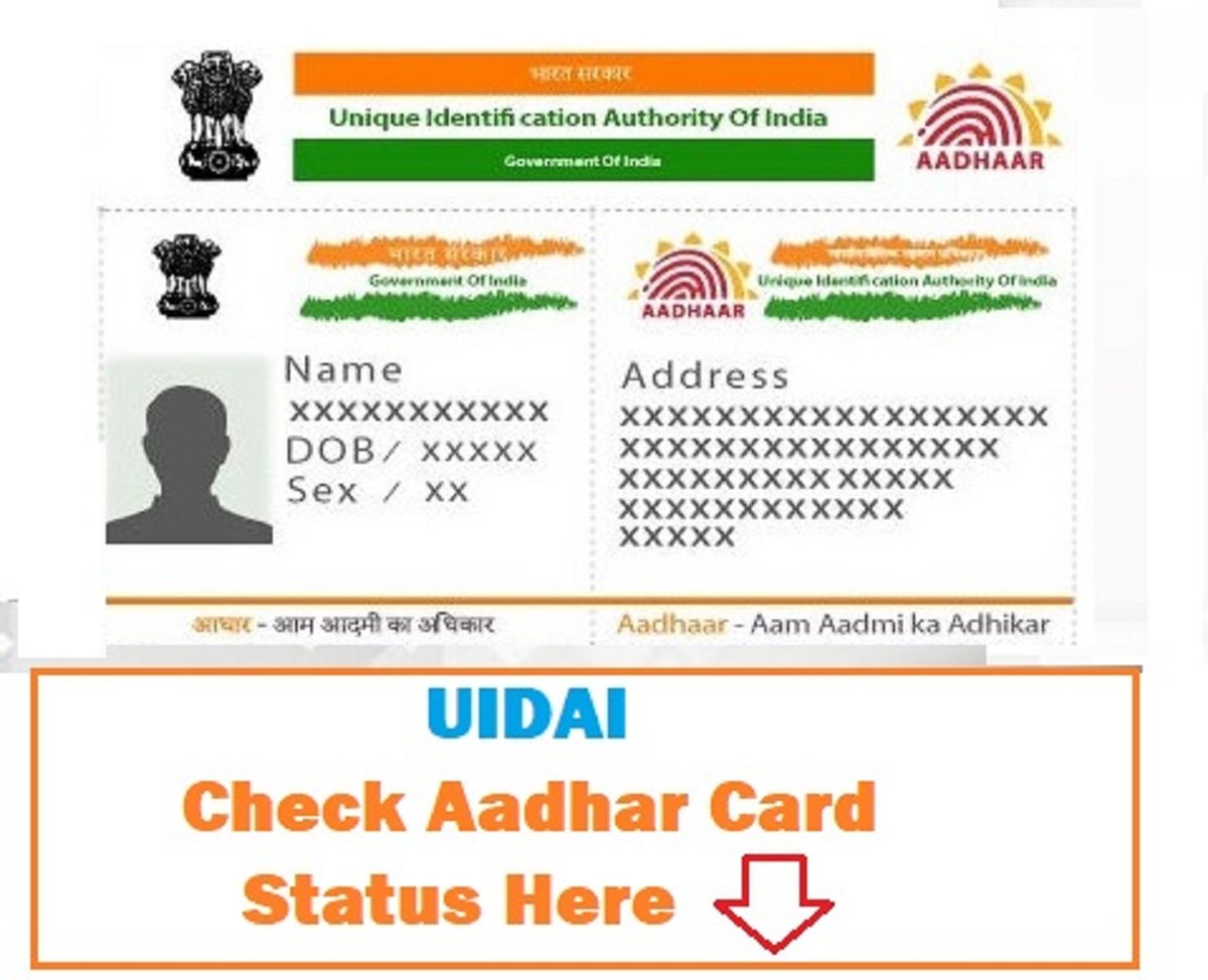 Aadhar Card Status How To Check Aadhaar Card Update Status With 8 Digits Urn Number
