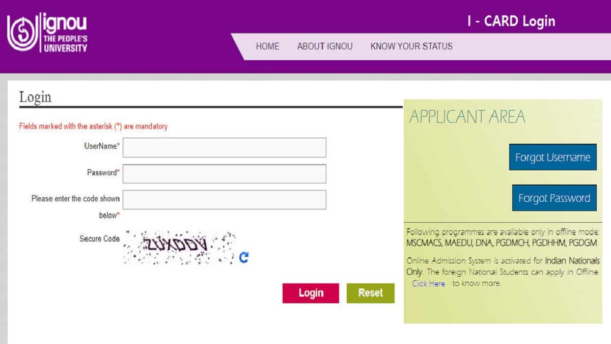 Ignou Id Card Download 2019