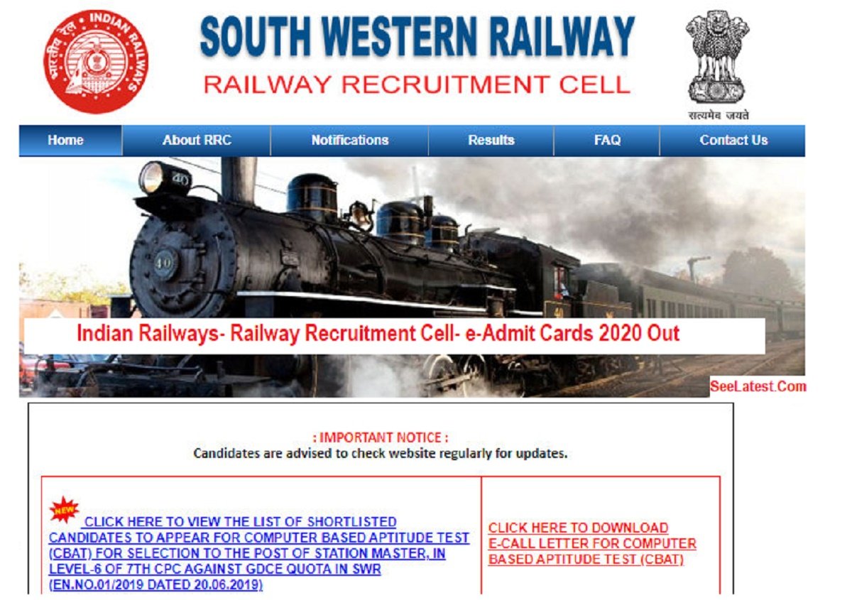 indian-railway-admit-cards-2020-out-swr-station-master-test-date-11-january-officials-see