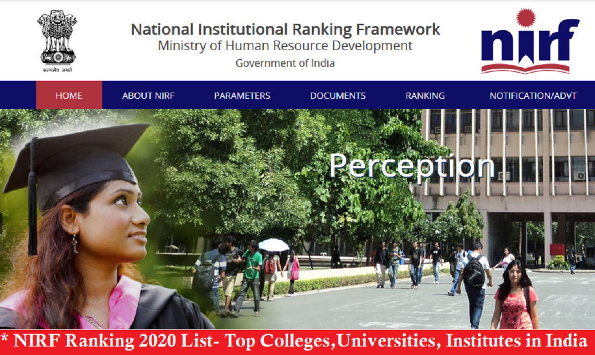 NIRF Ranking 2020 Full List: IIT Madras Tops Overall, Miranda House In ...