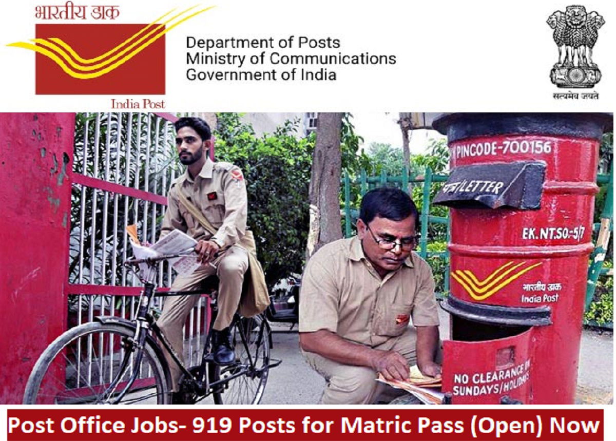 post office jobs 10th pass 2024 apply online