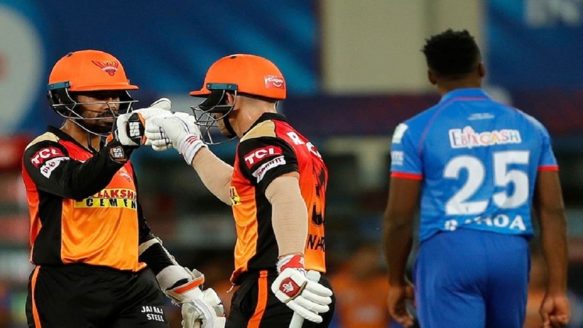 SRH vs DC Highlights Warner & Saha's blistering innings demolish Delhi