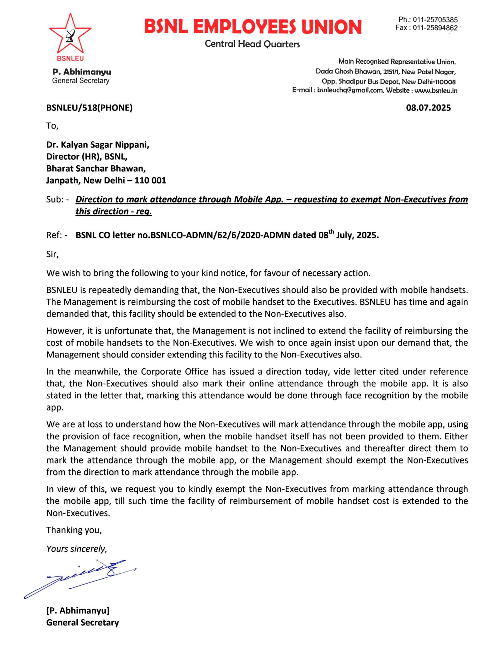 Direction to mark attendance through mobile app-1(482995721900813)