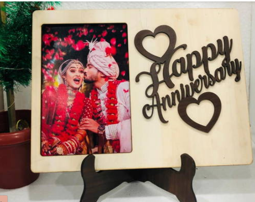 Customized Wooden Wishing Table Top annivarsasry gift  Image
