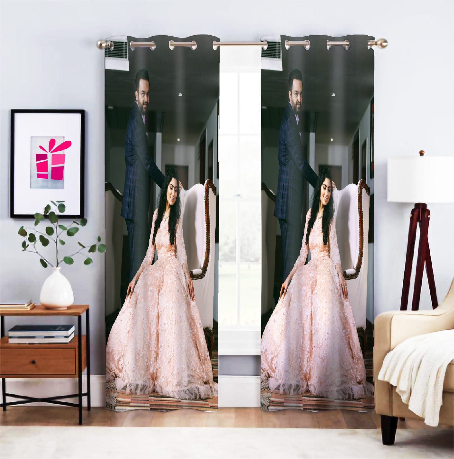 Custom Made Curtains Single Family Photo Image