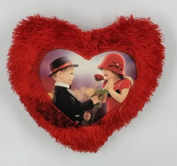 Love Cousin with Photo Heart Shape Image