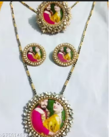 Photo Mangalsutra, photo earing ,& photo Ring combo
