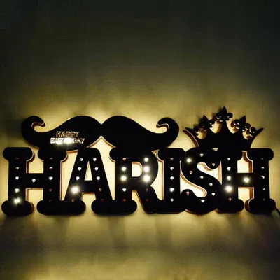 Customized Your Name Board  annivarsary wedding  gift  Image