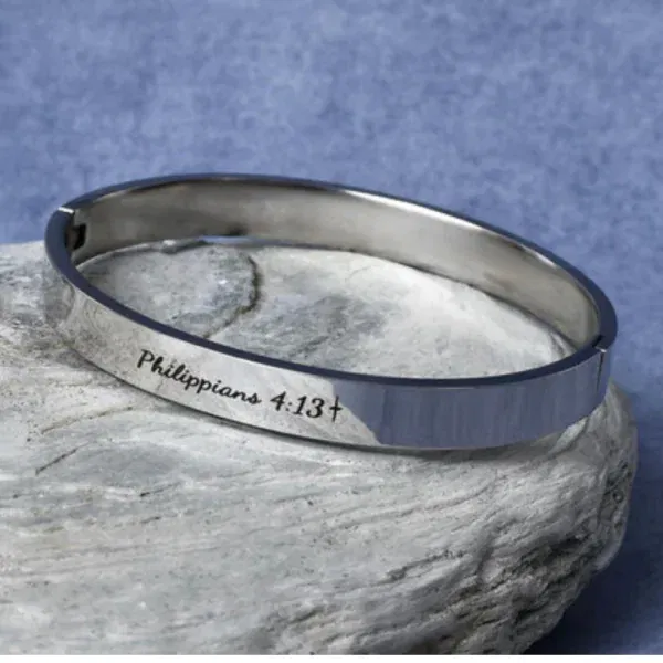 Personalized Full Name Kada Bracelet – Interlock System Image