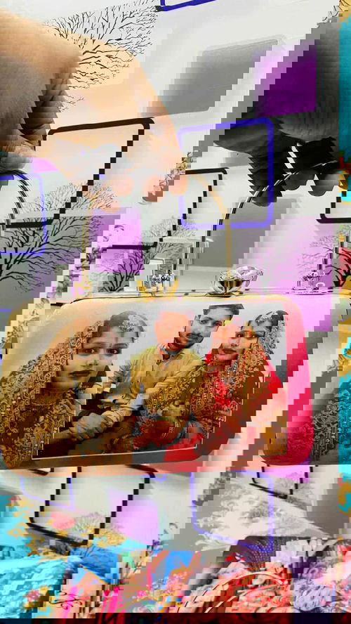 Customized Photo Print Ladies Clutch | Personalized Wedding & Party Handbag | Bridal Gift Purse Image