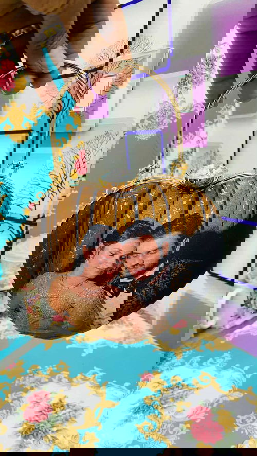 Customized Photo Print Ladies Clutch | Personalized Wedding & Party Handbag | Bridal Gift Purse Image