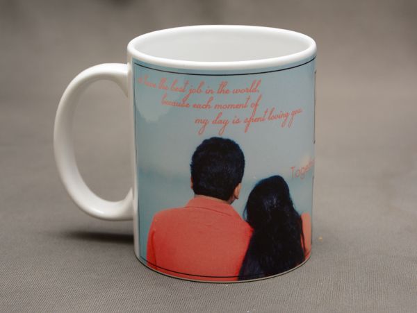 Photo mug - 4 pics custmized pic 