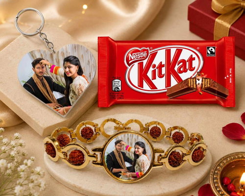 custmized rakhi combo  Image