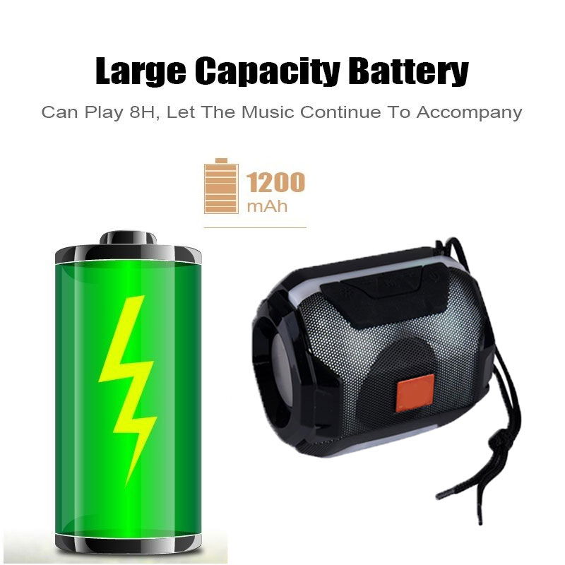 TG-162 5W Mini Bluetooth Speaker with 8Hrs Playtime, Immersive Sound, 40mm Driver, BT with Strong Connectivity, Portable Design