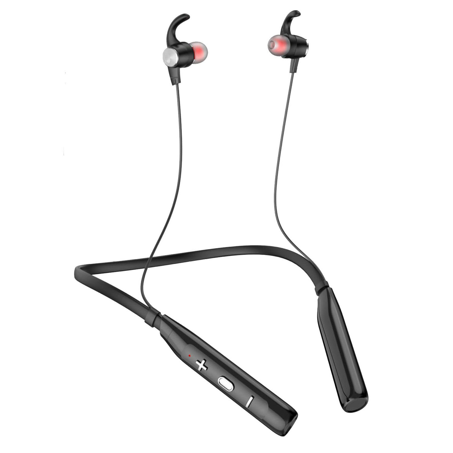 Brand New Bluetooth Neckband Earbud High Bass Headset Sports Running Sweatproof Bluetooth  (Black, In the Ear) Image