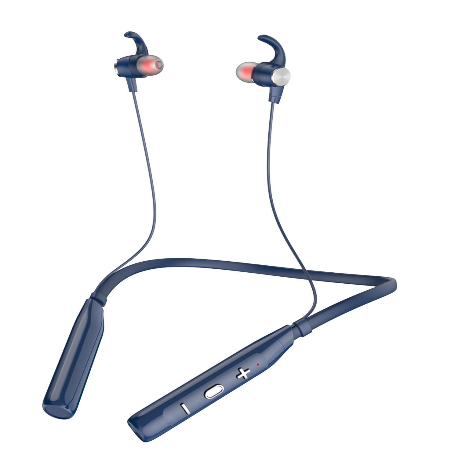 Best Buy Wireless Neckband with Upto 40hr Playtime, Dual Pairing gym neckband Bluetooth  (Blue, In the Ear) Image