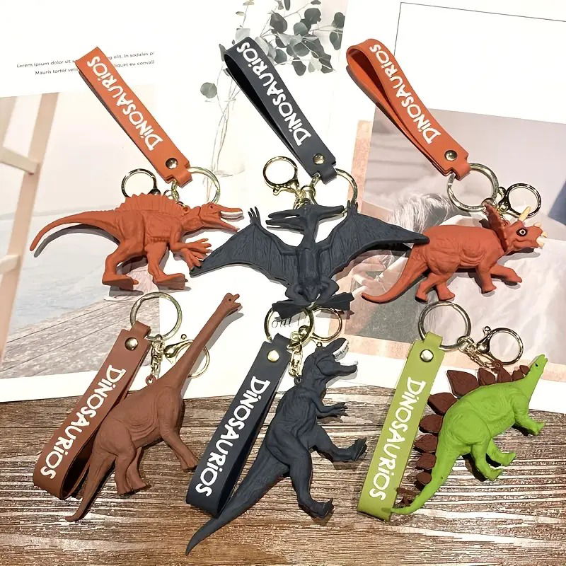 Dinosaur Keychain Pendant | for Bags And Car Keys, a Gift Decoration Image