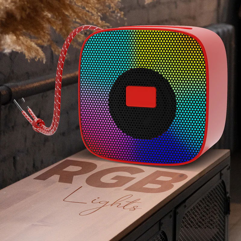 Wireless Bluetooth Portable Speaker with Mobile Stand, USB, SD Card, AUX, FM & Call Function Upto 4hrs Playtime