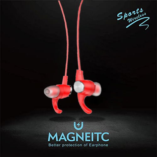 Powerpact Wireless Bluetooth Neckband Earphone, Rapid Charge, Dual Pairing