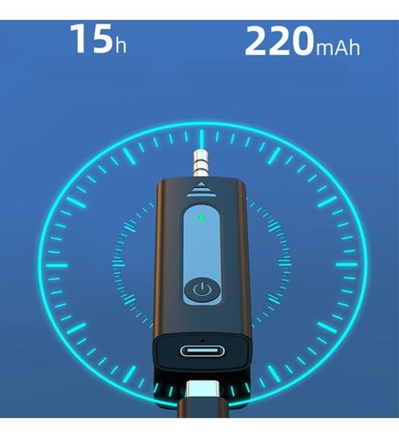 K35 Wireless Microphone Wireless Lavalier Microphone 360° Versatile Noise Reduction Type-C Compatible with Android Smartphone Tablet Facebook Live Streaming Video Recording Vlog Interview Image 