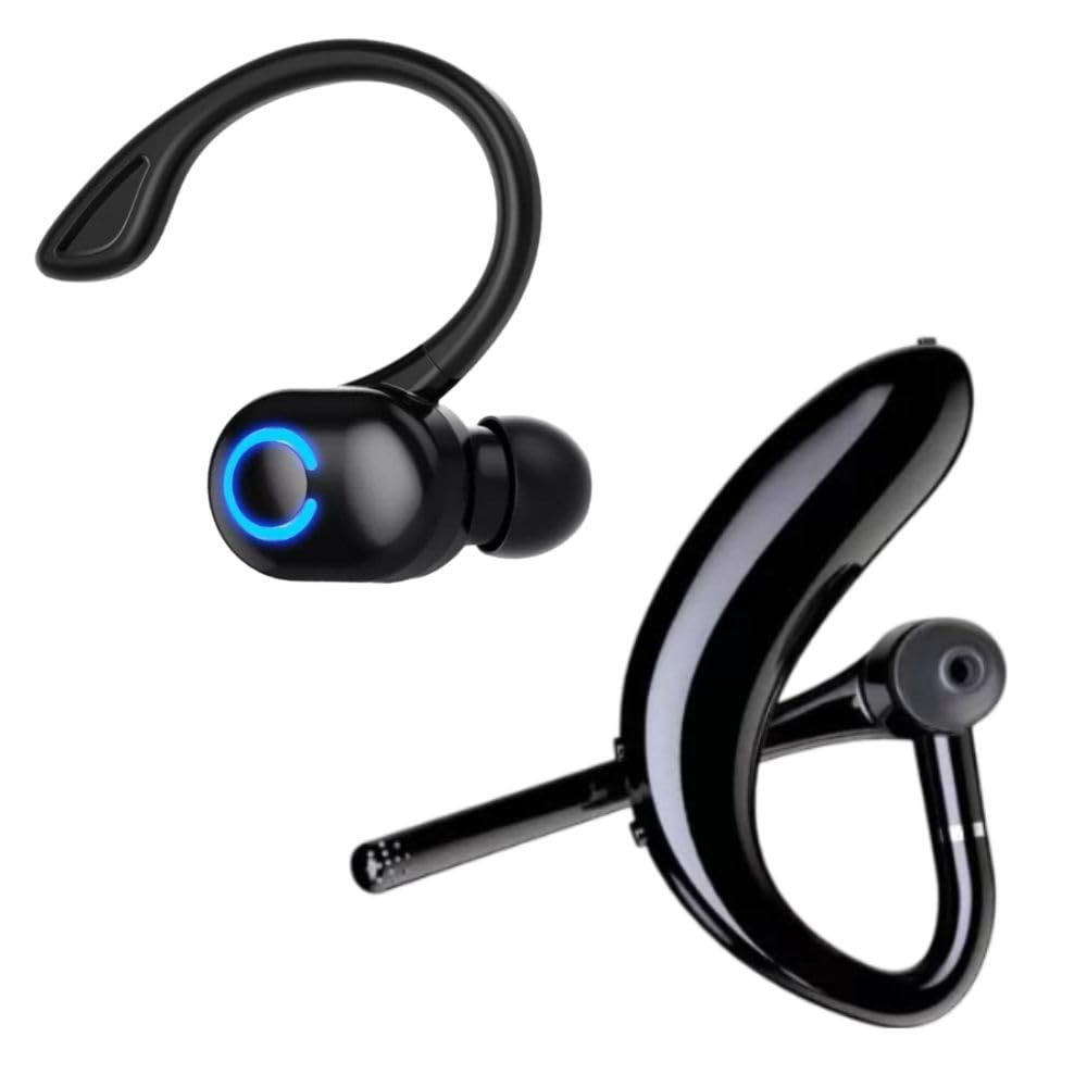 S209 Wireless Bluetooth Headset,360-degree rotatable Single-Ear Headphone for Calling, Music, and Sports &  Mini Bluetooth Headset: Wireless, Single-Ear Design Image