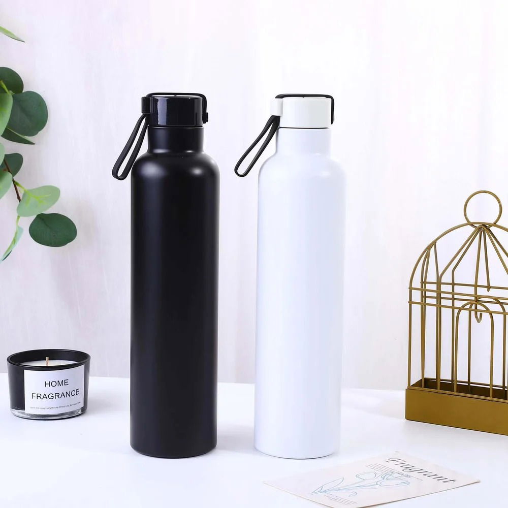 Stainless Steel Flask With Carry Handle, 750 mL (Pack of 1) Image
