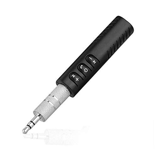 BT450 Wireless Bluetooth Receiver 3.5mm Jack Stereo Bluetooth Audio Music Receiver Adapter for Speaker Car Aux Hands Free Kit Compatible with All Android, iOS and iOS Devices - Assorted Colour Image